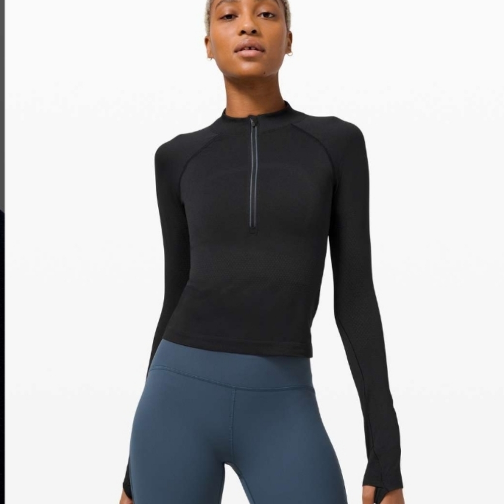 SOLD-NWT Lululemon Swiftly Tech 1/2 Zip 2.0 *Cool